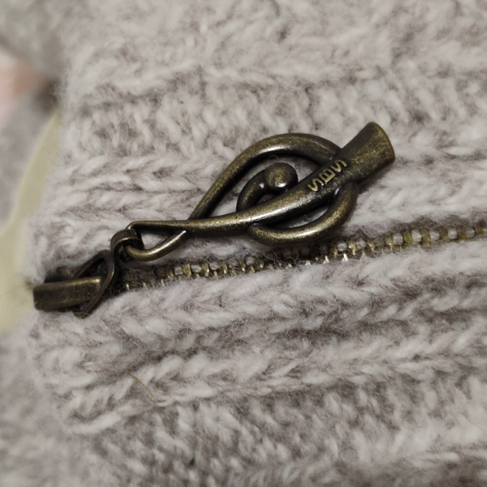 (D-4) Shannon Woolen Mills Super Soft Merino Ireland Full Zip Up Sweater Jacket - Picture 8 of 9